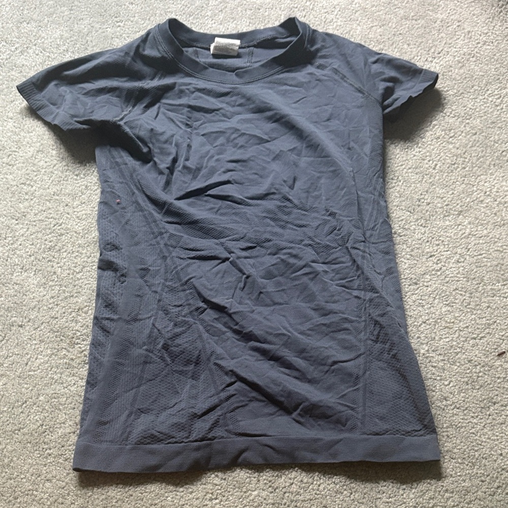 Athleta Dark Gray Short Sleeve Top